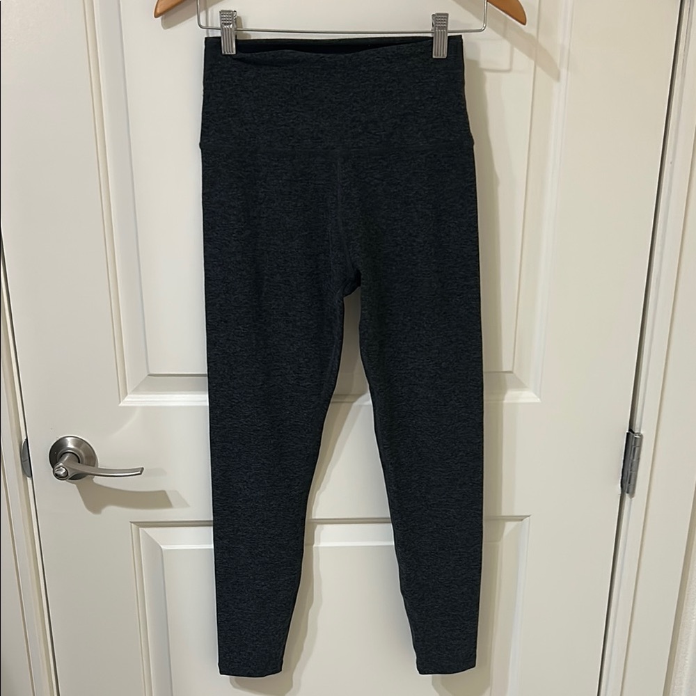 Beyond Yoga High-Waist Heather Grey Leggings